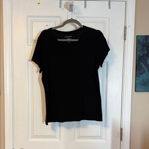 Banana Republic Women's Black Short Sleeve Tee